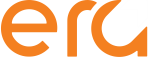 Logo Era 3 lettres orange blanc 150